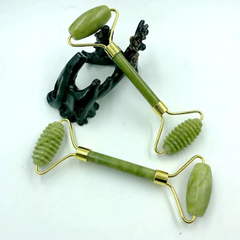 Jade Gua Sha Face Massager Tool Set