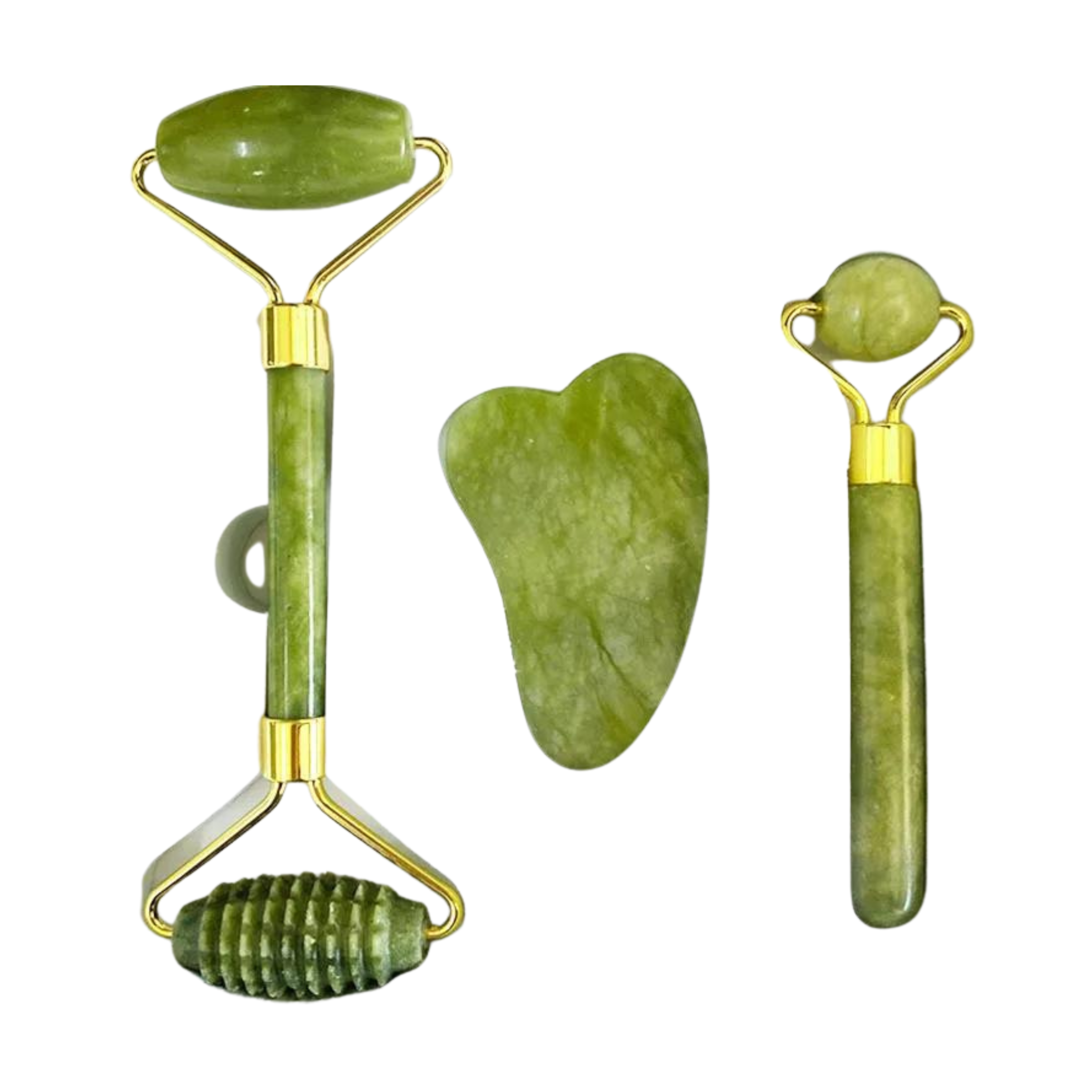 Jade Gua Sha Face Massager Tool Set